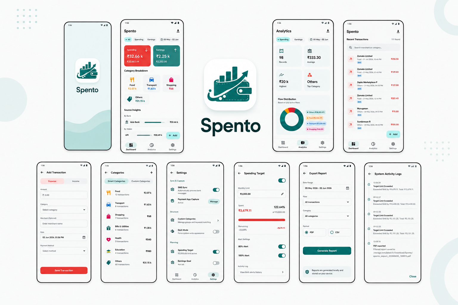 Spento — Smart Expense Tracker